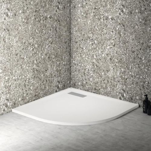 Receveur de douche extra plat 90x90 cm - quart de cercle - UltraFlat New - blanc - Ideal Standard