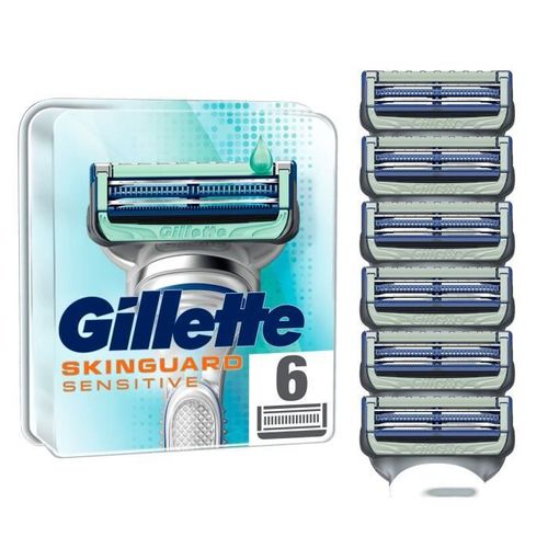 Gillette Lames De Rasoir Skinguard X6 
