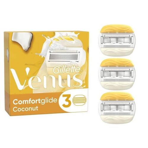 Gillette Venus Rasoir Feminin Comfortglide Noix De Coco X3 