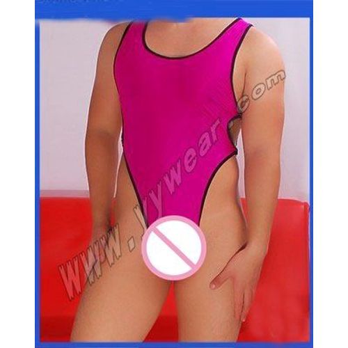 Sous-Vêtements Siamois Moulants Et Sexy Pour Hommes, Sous-Vêtements En Soie Glacée, Entrejambe, Gay, Jockstrap, 2017