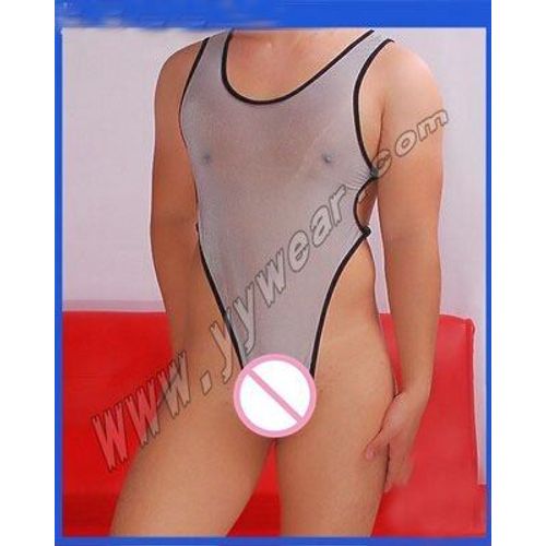 Sous-Vêtements Siamois Moulants Et Sexy Pour Hommes, Sous-Vêtements En Soie Glacée, Entrejambe, Gay, Jockstrap, 2017