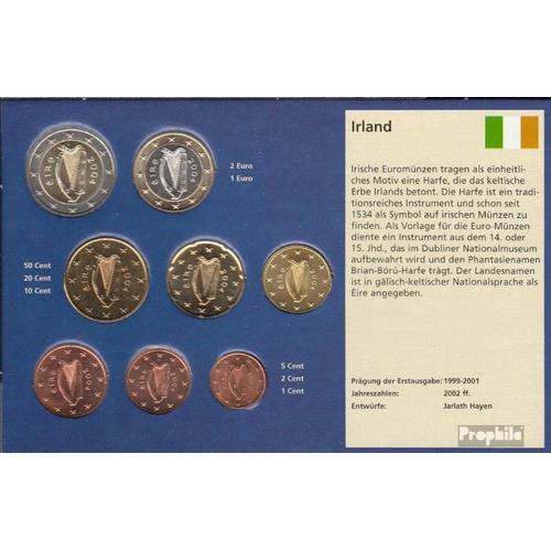 Irlande 2004 Série De Monnaies Fleur De Coin 2004 Euro Après Enquête