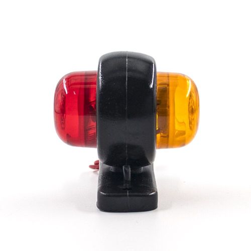2pcs Yellow And Red Marqueur Latéral Sécurité Externe, 2 Pièces, 12v 24v, Clignotant Sécurité, Camion, Remorque, Camion, Caravane, Tracteur Nipseyteko