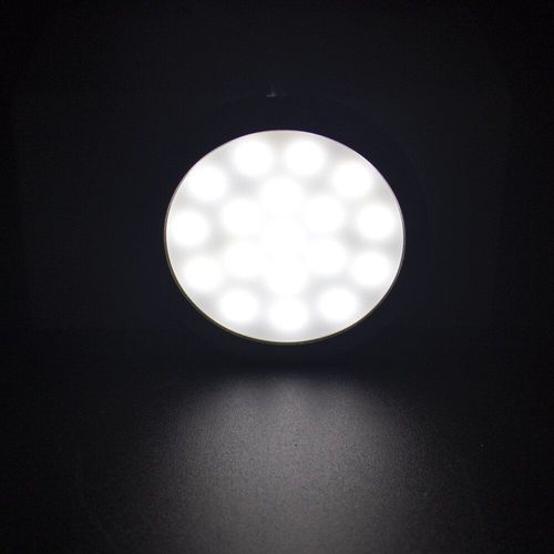 6400k (Daylight) Spot Intérieur Voiture Led 2.5w 12v,/12 Pièces, Éclairage Plafond Pour Vw T4 T5 Ford Transit, Caravane, Camping-Car, Bateau, Camping-Car Nipseyteko
