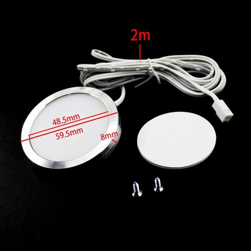 4pcs Spot Intérieur Voiture Led 2.5w 12v,/12 Pièces, Éclairage Plafond Pour Vw T4 T5 Ford Transit, Caravane, Camping-Car, Bateau, Camping-Car Nipseyteko