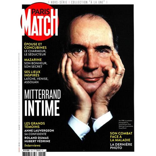 Paris Match 18 H A La Une Mitterrand Intime