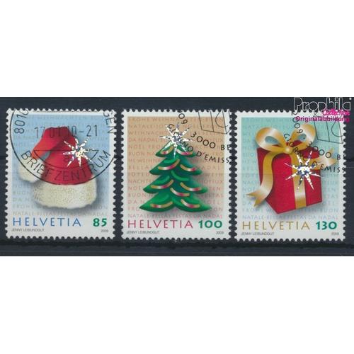 Suisse 2127-2129 (Complète Edition) Oblitéré 2009 Noël (9633901