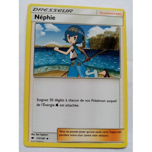 Carte Pokemon Soleil Et Lune - Ombres Ardentes : Nephie 117/147