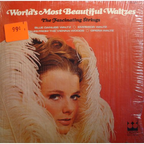 The Fascinating Strings World's Most Beautiful Waltzes Lp Crown Usa Vg++