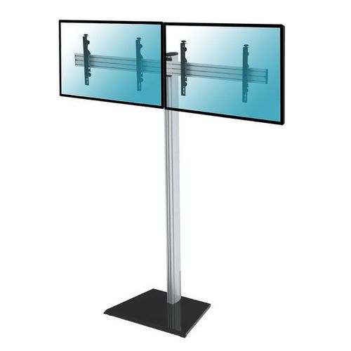 Pied TV Kimex Support sur pied 2 écrans TV 50"- 55"