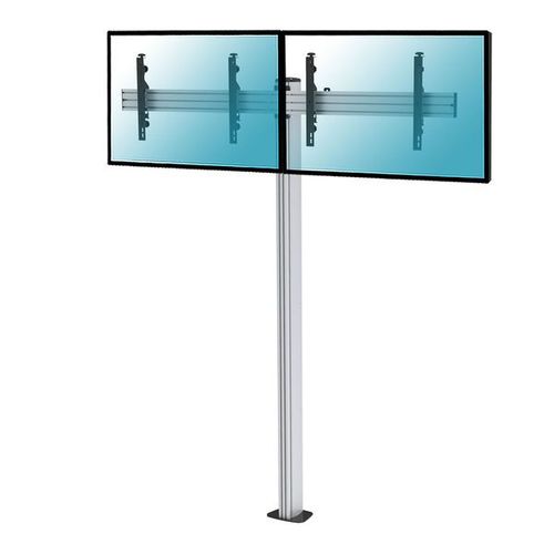 Pied TV Kimex Support sur pied 2 écrans TV 50"- 55"