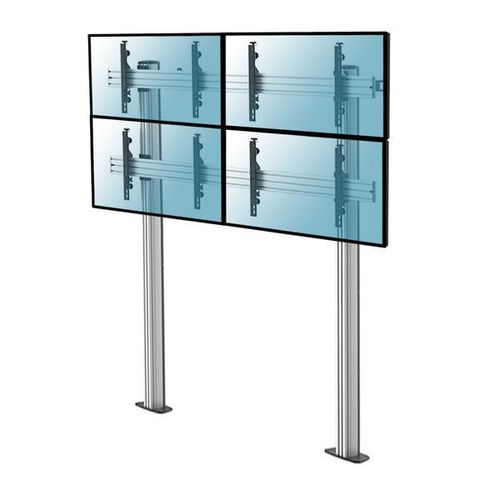 Pied TV Kimex Pied pour 4 écrans 45"-55", Haut. 240 cm