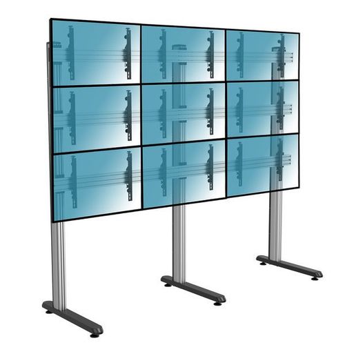 Support sur pieds mur d'images 9 écrans TV 45''-50'' - A poser