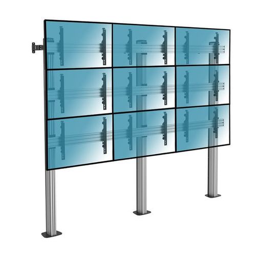 Support sur pieds mur d'images 9 écrans TV 45''-50'' - A visser