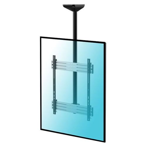 Support plafond pour 1 écran TV mode portrait 65''-75'' - Hauteur 150 cm