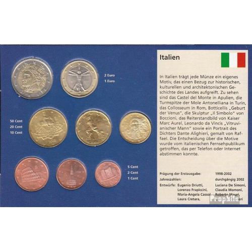 Italie 2008 Série De Monnaies Fleur De Coin 2008 Euro-Après Enquête