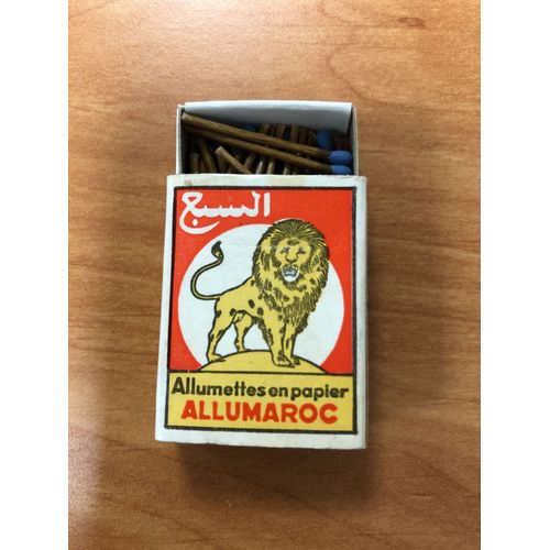 Boite Allumettes Allumaroc Pleine