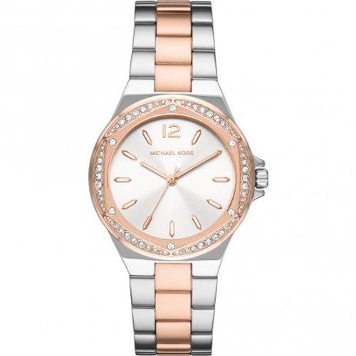 Michael Kors Mk6989 Lennox Montre 37 Mm Doré Rose / Argent