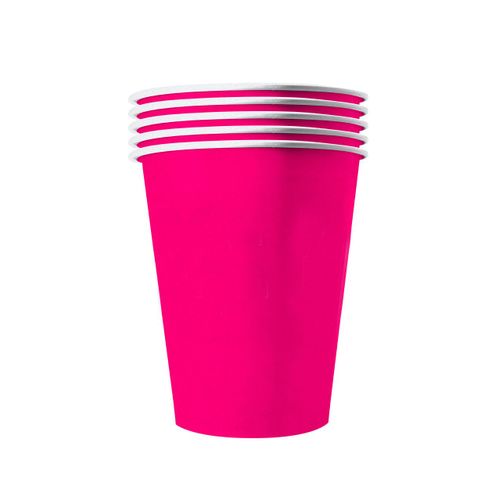 20 Gobelets Américains Carton Recyclable Roses 53 Cl