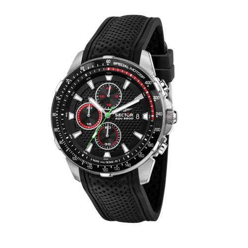 Montre Homme Sector Adv2500 En Silicone Noir