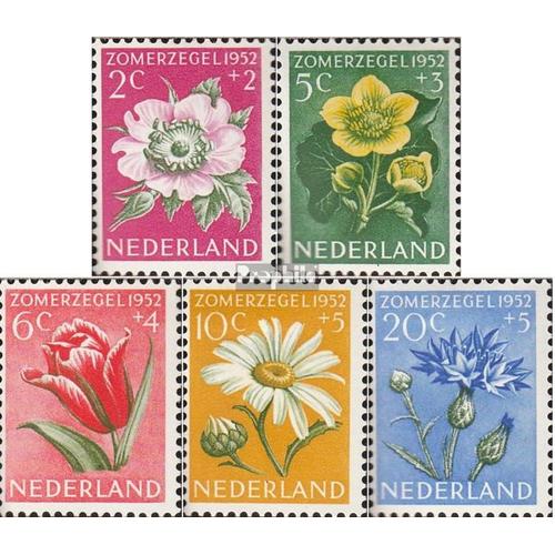 Pays-Bas 588-592 (Complète Edition) Neuf Avec Gomme Originale 1952 Fleurs