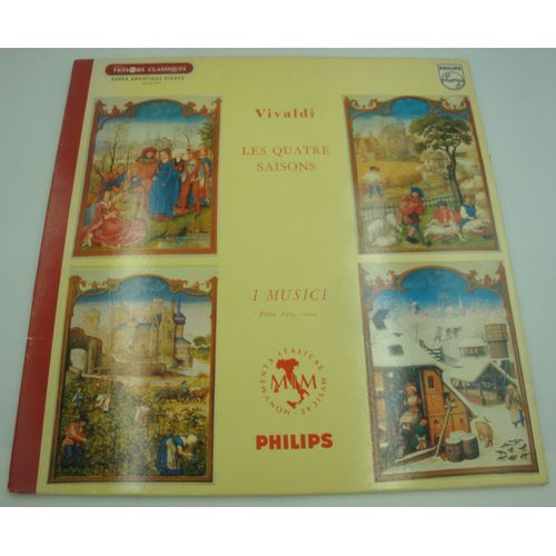 Felix Ayo/I Musici Les Quatre Saisons Vivaldi Lp Philips