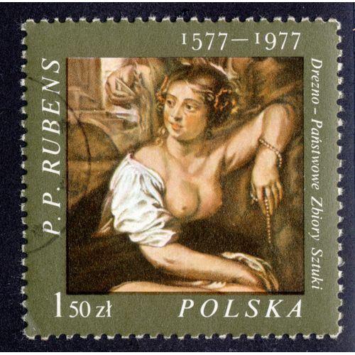 Timbre Polska P.P.Rubens,1577-1977,1,50 Zl,Drezno-Panstwowe Zbiory Sztuki,