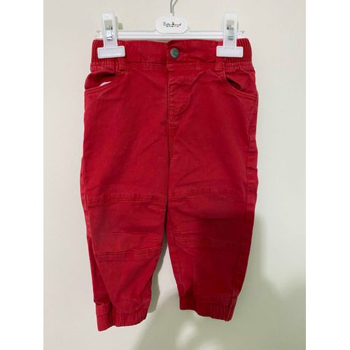 Pantalon Rouge Tao Taille 23 Mois/86 Cm