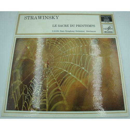 Swetlanow/Ussr Le Sacre Du Printemps Strawinsky Lp 1968 Melodia
