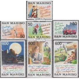 Timbres pour Les collectionneurs 1967 Europe san Marin 890 complète.Edition. 