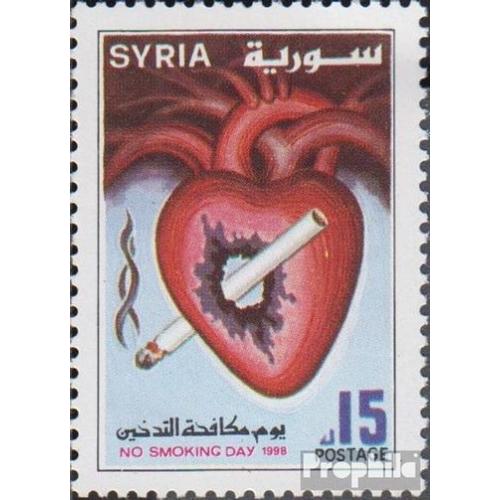 Syrie 2016 (Complète Edition) Neuf Avec Gomme Originale 1998 Nichtrauchertag