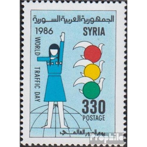 Syrie 1643 (Complète Edition) Neuf Avec Gomme Originale 1986 Weltverkehrstag