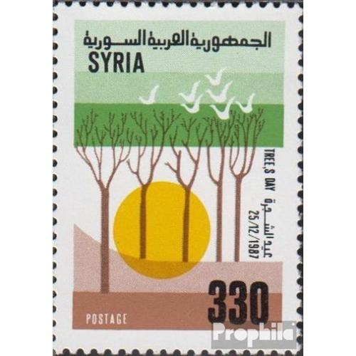 Syrie 1697 (Complète Edition) Neuf Avec Gomme Originale 1987 Jour De Arbre