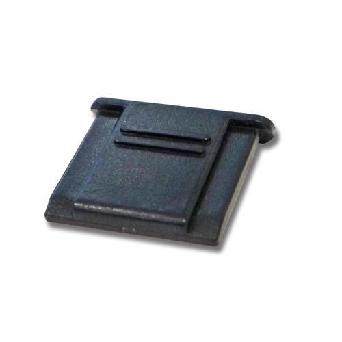 vhbw Cache griffe pour sabot de flash compatible avec Canon EOS Kiss X8i, Rebel SL1, Rebel T1i, Rebel T2i appareil photo reflex DSLR, noir, plastique