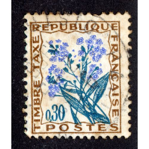 Timbre Taxe République Française,Postes,0,30