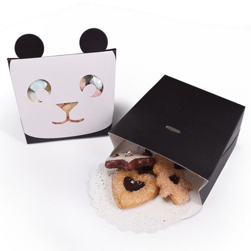 Sac À Bonbons Design Panda Lapin Mignon 10 Pièces, Boîte À Bonbons Pour Réception Cadeau Bébé, Boîte À Bonbons Pour Fête D'anniversaire Pour Enfants, Boîte D'emballage De Biscuits