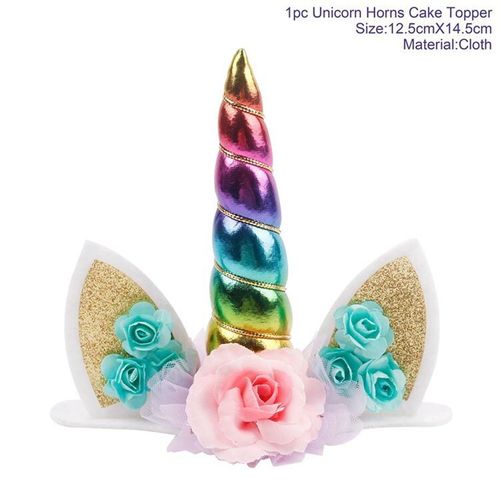 Fengrise Figurine Licorne Pour Gâteau De Fête | Décorations Licorne Pour Fête D'anniversaire, Fournitures Pour Cadeaux De Fête Pour Enfants, Décor De Réception Cadeau Pour Bébé