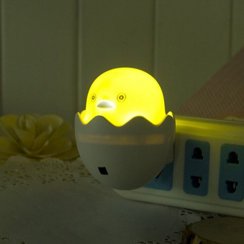 Veilleuse À Prise Petit Poussin Avec Capteur Automatique, Pour Chambre D'enfant, Chambre De Bébé, Salle De Bain Ou Couloir (Prise Us)