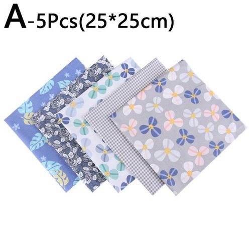Tissu Sergé En Coton À Motifs De Dessins Animés, 5 Pièces, Pour Courtepointe, Patchwork Pour Enfants, Bricolage, Couture, Fat Quarter, Tissu Pour Enfants Et Bébés
