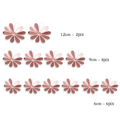 Autocollants Muraux Fleur De Soleil 3d, Autocollant Papillon Creux Pour Chambres D'enfants, Décoration Murale Pour La Maison, Diy Bricolage, Décoration De Chambre Pour Réfrigérateur, 3 Ensembles/36 Pièces