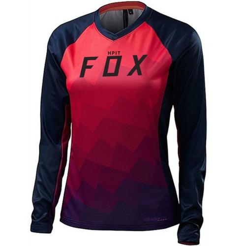 Maillot De Cyclisme De Descente Femme Maillot De Vélo Vtt Fox Tout-Terrain Dh Tenue De Sport Moto Maillot De Vélo De Montagne Bmx Fxr Enduro