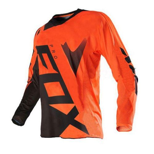 Été Hommes Respirant À Manches Longues Respirant Vélo De Descente Moto Jersey Maillot De Cyclisme