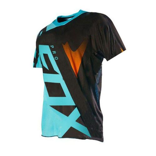 Été Hommes Respirant À Manches Longues Respirant Vélo De Descente Moto Jersey Maillot De Cyclisme