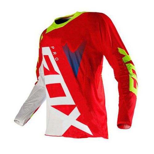 Été Hommes Respirant À Manches Longues Respirant Vélo De Descente Moto Jersey Maillot De Cyclisme