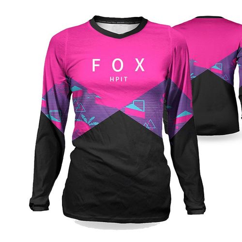 2020 Femmes Descente Maillots Hpit Fox Vtt Chemises Tout-Terrain Dh Moto Maillot Motocross Vêtements De Sport Fxr Vélo