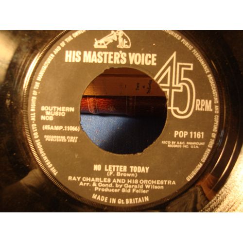 Ray Charles Take These Chains From My Heart/No Letter Today Sp 7" England Vg++