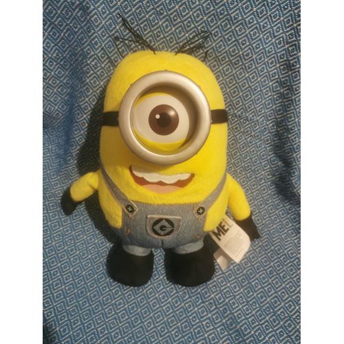 Doudou Peluche Minion Oeil Rigide Plastique Despicable Me Tm & Universal Studio