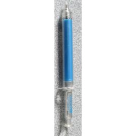 Stylo À Bille Rétractable Unicef - En Forme De Seringue - Écriture Bleue - Modèle Original Avec Graduations