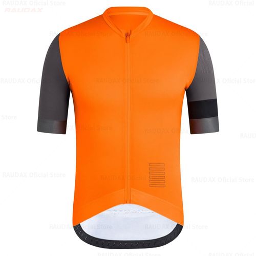 Maillot De Cyclisme Orange Pour Hommes 2021 Équipe Été Vêtements De Cyclisme Séchage Rapide Sport De Course Chemises Vtt Vélo Maillots