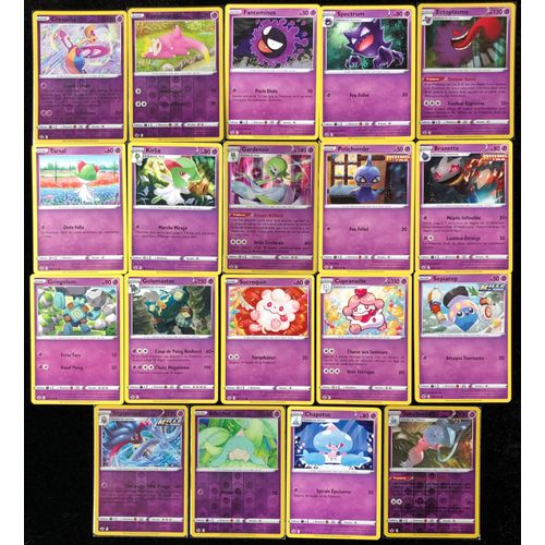 Règne De Glace - Lot De 19 Cartes Type Psy